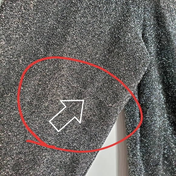 NWT MICHAEL KORS METALLIC TWISTED KNIT DRESS - Picture 7 of 7